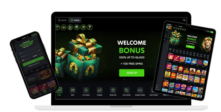 Available Device Types for Neo Spin Mobile App - illustration with desktop and mobile devices